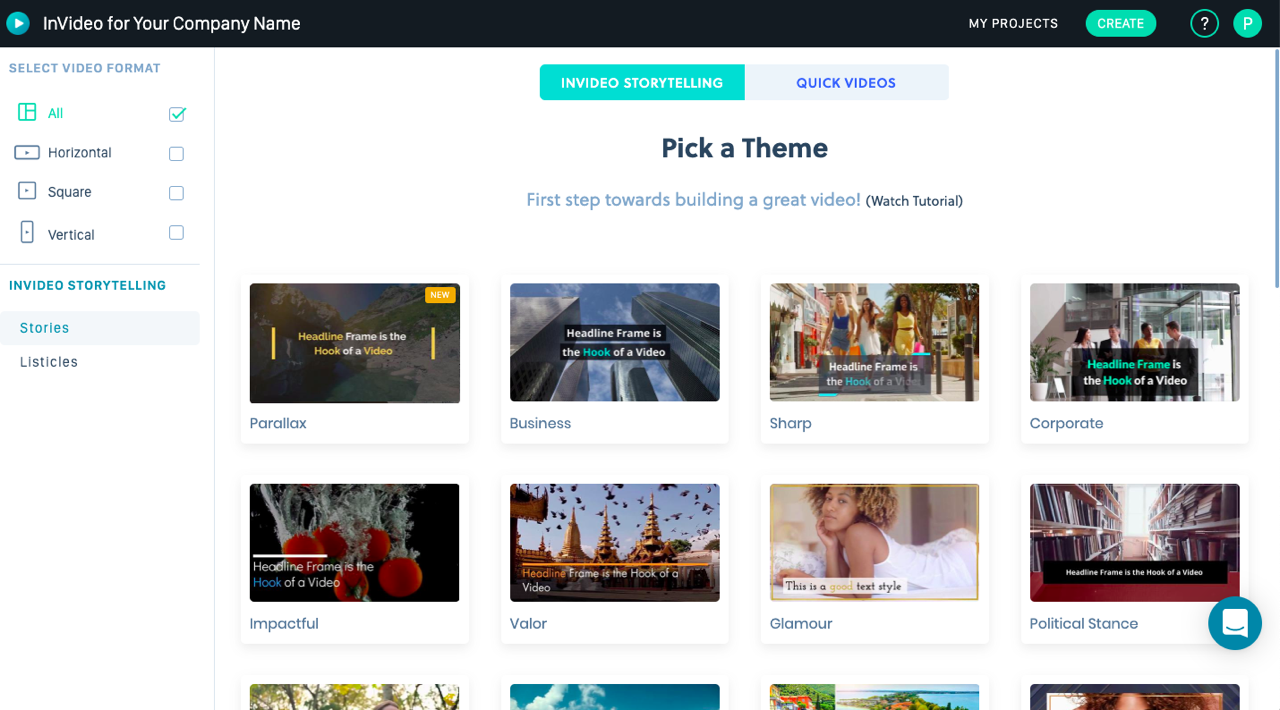 InVideo Templates